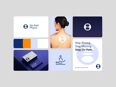 On Path Physio Brand Identity branding graphic design identity logo