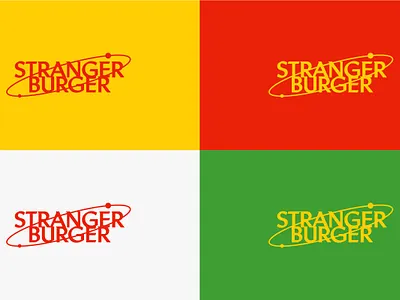 Stranger Burger Branding branding graphic design graphicdesigner logo