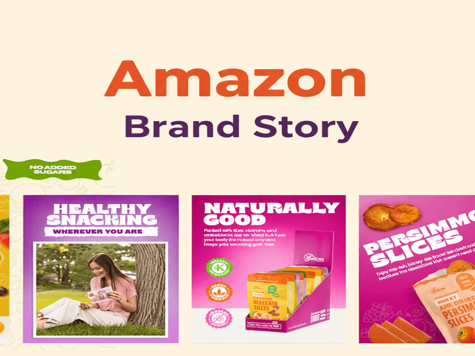 Amazon Brand Story: Snacks amazon amazon brand story amazon product branding graphic design