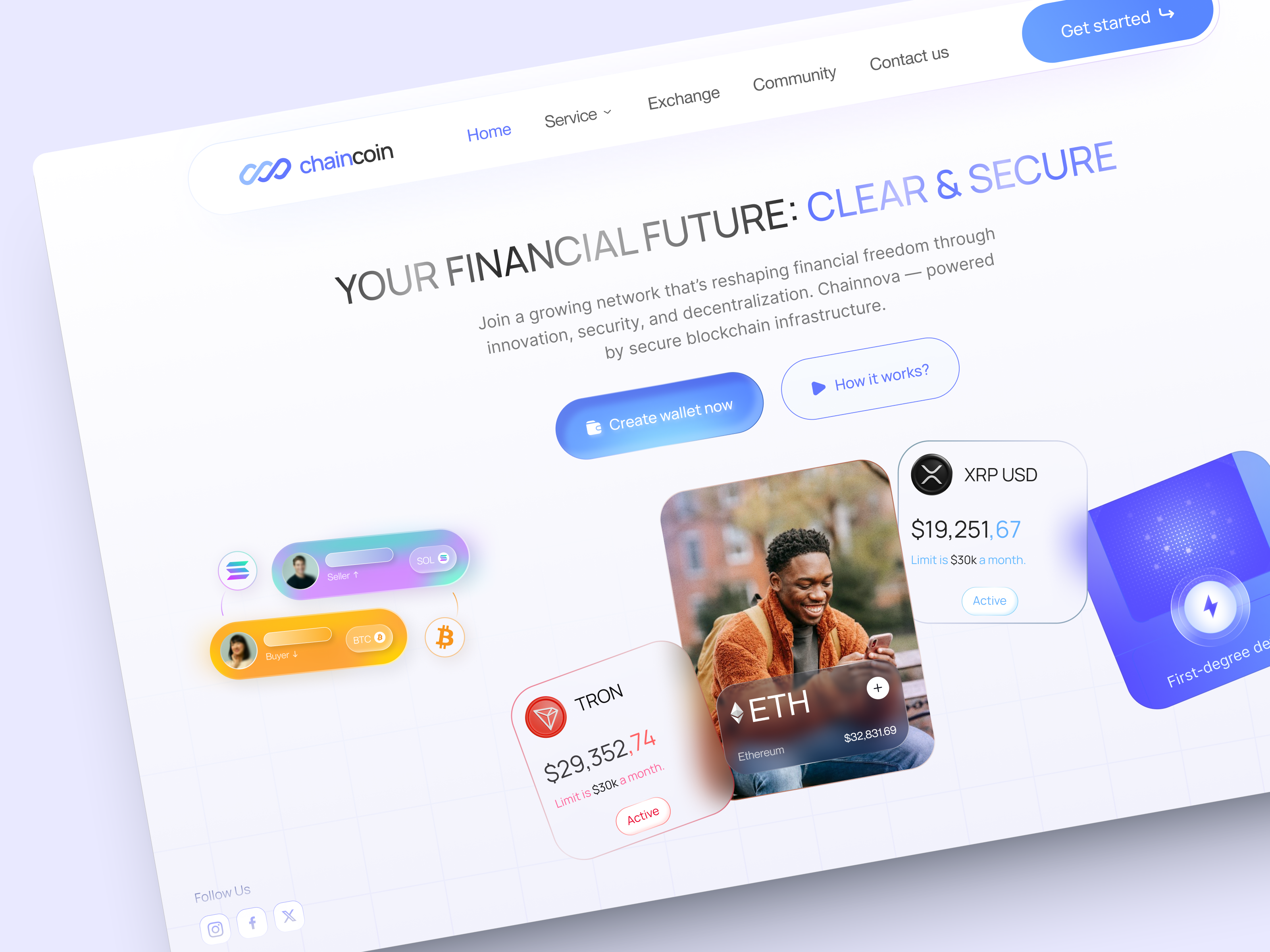 UI-UX for Fintech design interface platform product service startup ui uiux ux web website