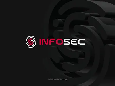 InfoSec logo branding computer creative develipment finger finger pattern fingerprint hacker hand info information infosec logo it logo minimal pc pingerprint logo sec security technology