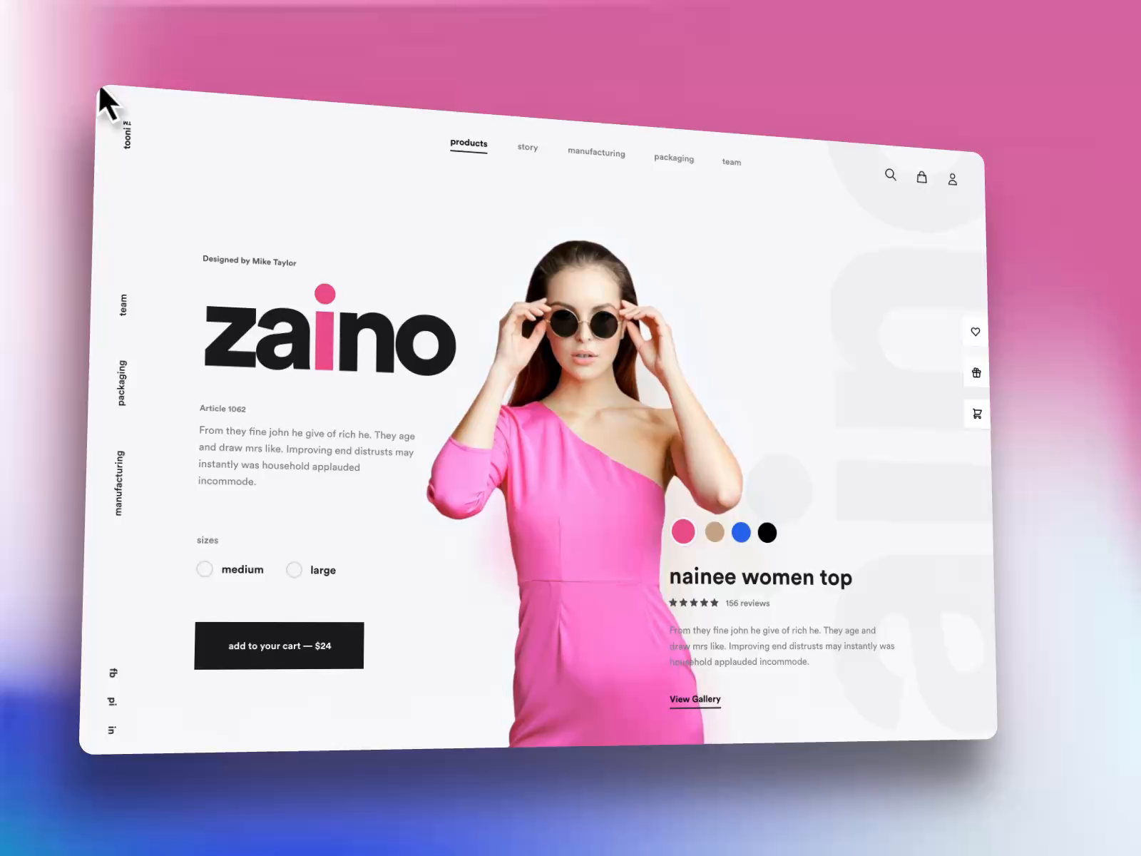 Example of Modern eCommerce Product Page UI · Search, Cart & Checkout Flow