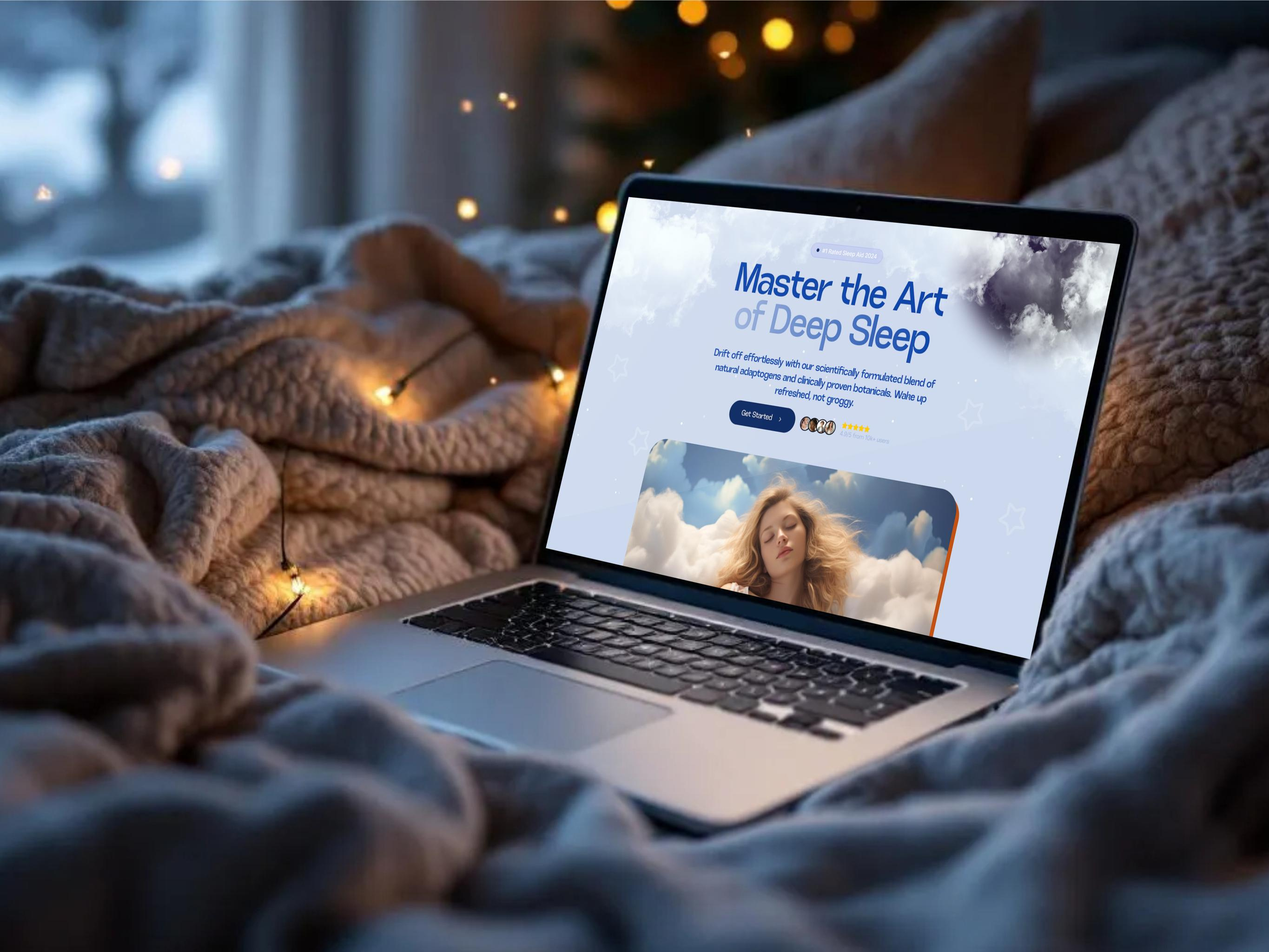 UI/UX | Web Design | Optimizing Night-time Wellness elementor pro figma framer graphic design healthcare healthcare website landing page shopify supplements supplements web design ui ui design uiux design user interface ux ux design web design website design wellness wellness website