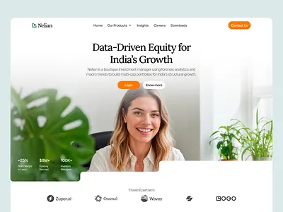 Fintech Website Hero Section fintech website hero page hero section landing page ui website
