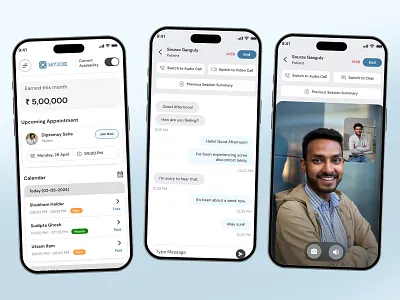 MOBILE APP DESIGN android astrology app ios mental therapy app mobile app design ui