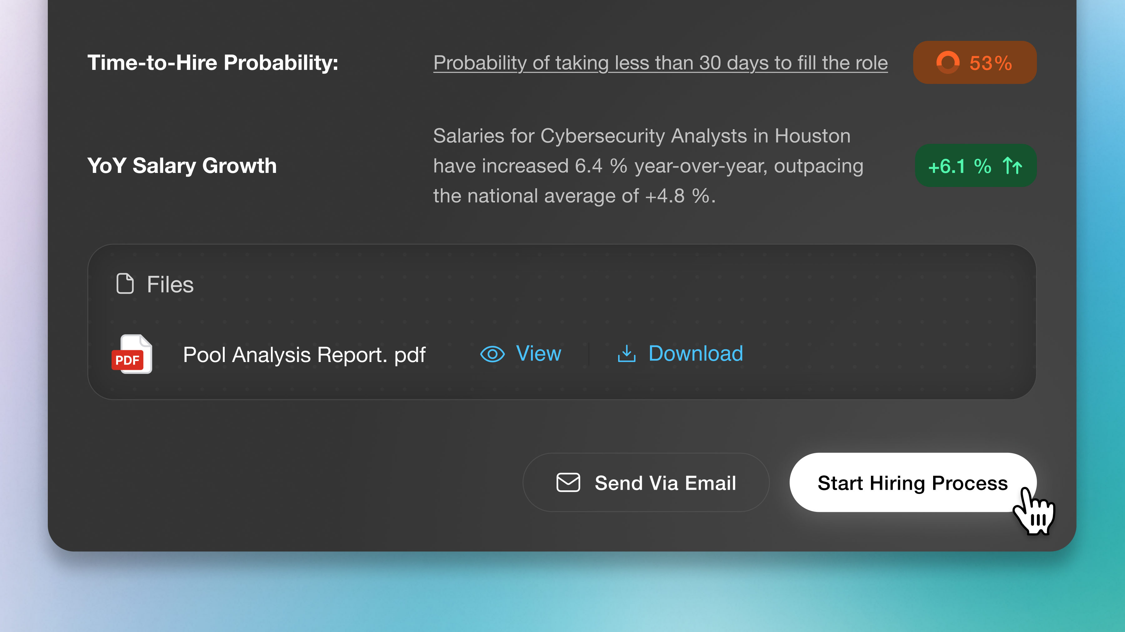 Dark Mode Saas Compensation. Module cybersecurity design product design saas ui