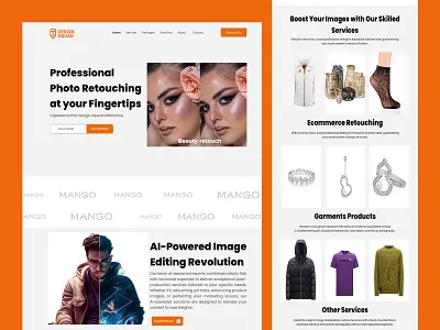 Modern-photo-retouching-service-website-UI-design aiimageediting beautyretouch branding creativeagency design ecommerceediting garmentsretouch graphic design jewelryretouching motion graphics photoediting photoretouching productphotoediting servicelandingpage social media post ui uidesign uxdesign webdesign websiteui