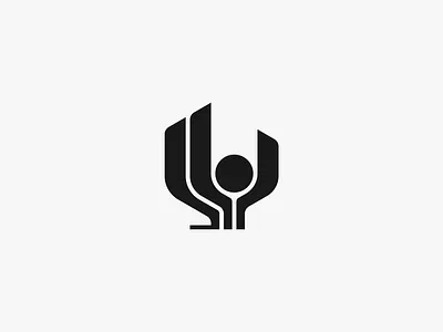 The letter Y + a human silhouette - Logo design, monogram brand identity human logo icon illustration letter y letter y logo lettering logo logo design logotype monogram people logo typography