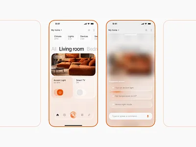 Smart Home App with AI Assistant ai smarthome ui ux
