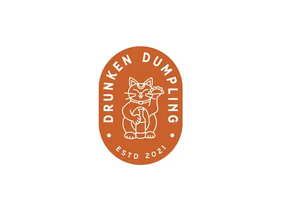 Brand Identity & Logo Design for Drunken Dumpling brandidentity brandidentitydesign branding graphic design illustration logodesign primarylogo webdesign