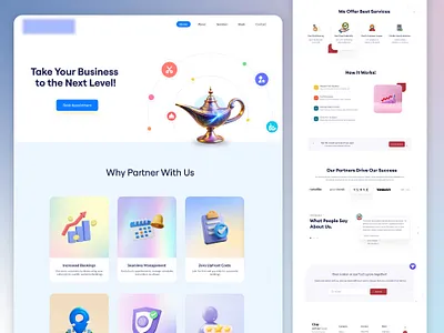 Booking Website app ui ux