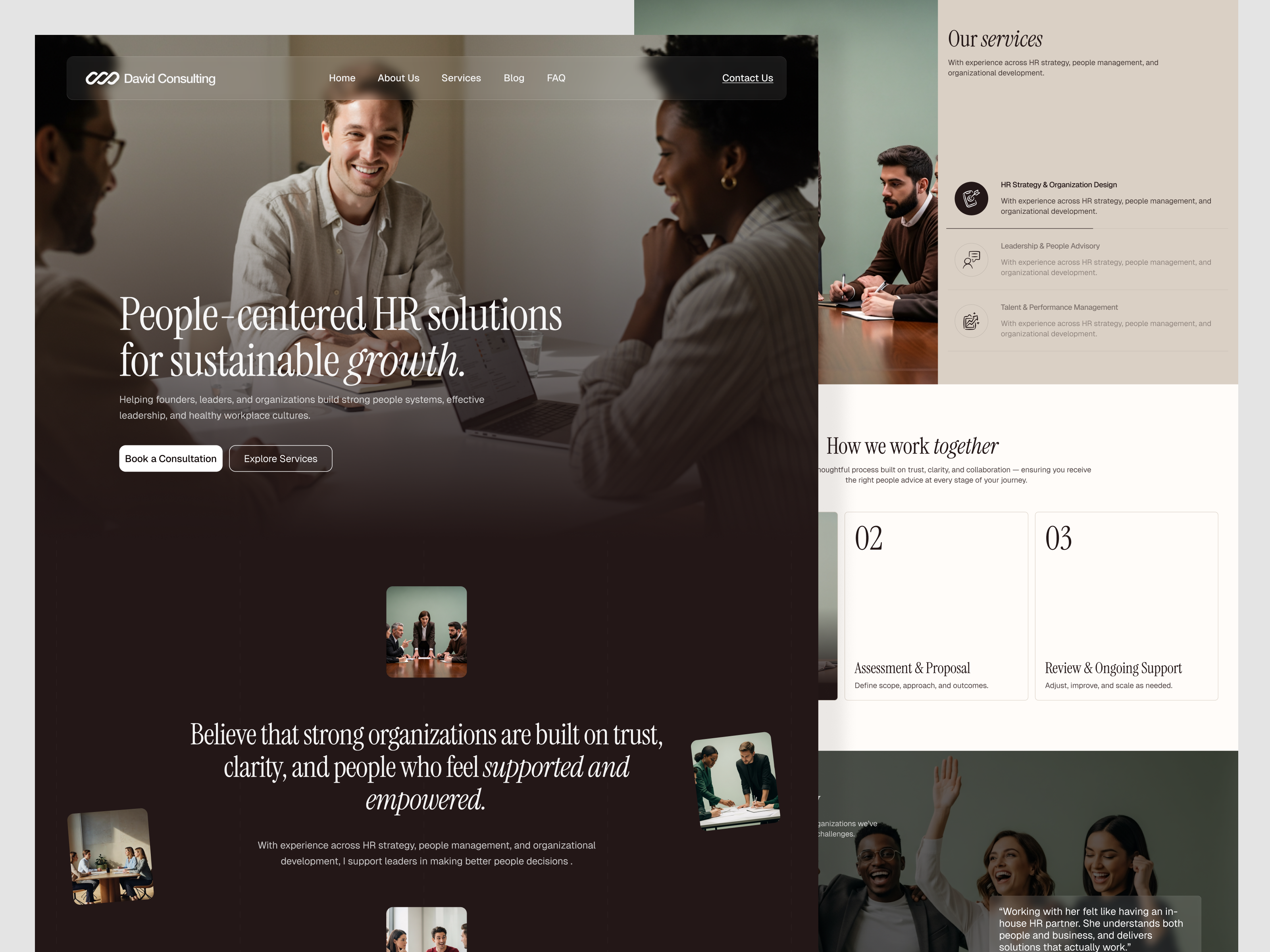Example of Growth Website