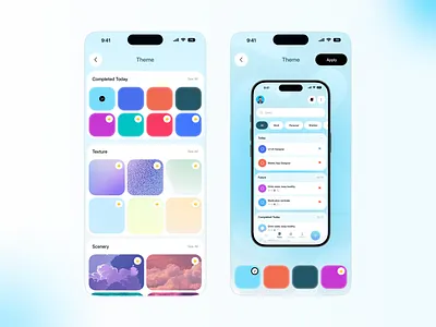 Task Management App UI | To-do List app app design daily planner ios app minimal ui mobile mobile app mobile app design mobile app ui mobile ui planner app product design productivity app tagstask manager app task app task management app thems