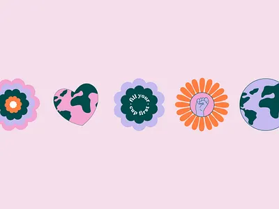 Icon Design for The Joyful Activists branding graphic design icondesign illustration