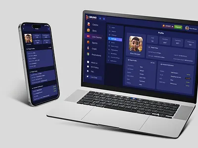 Post login profile page app design ui ux