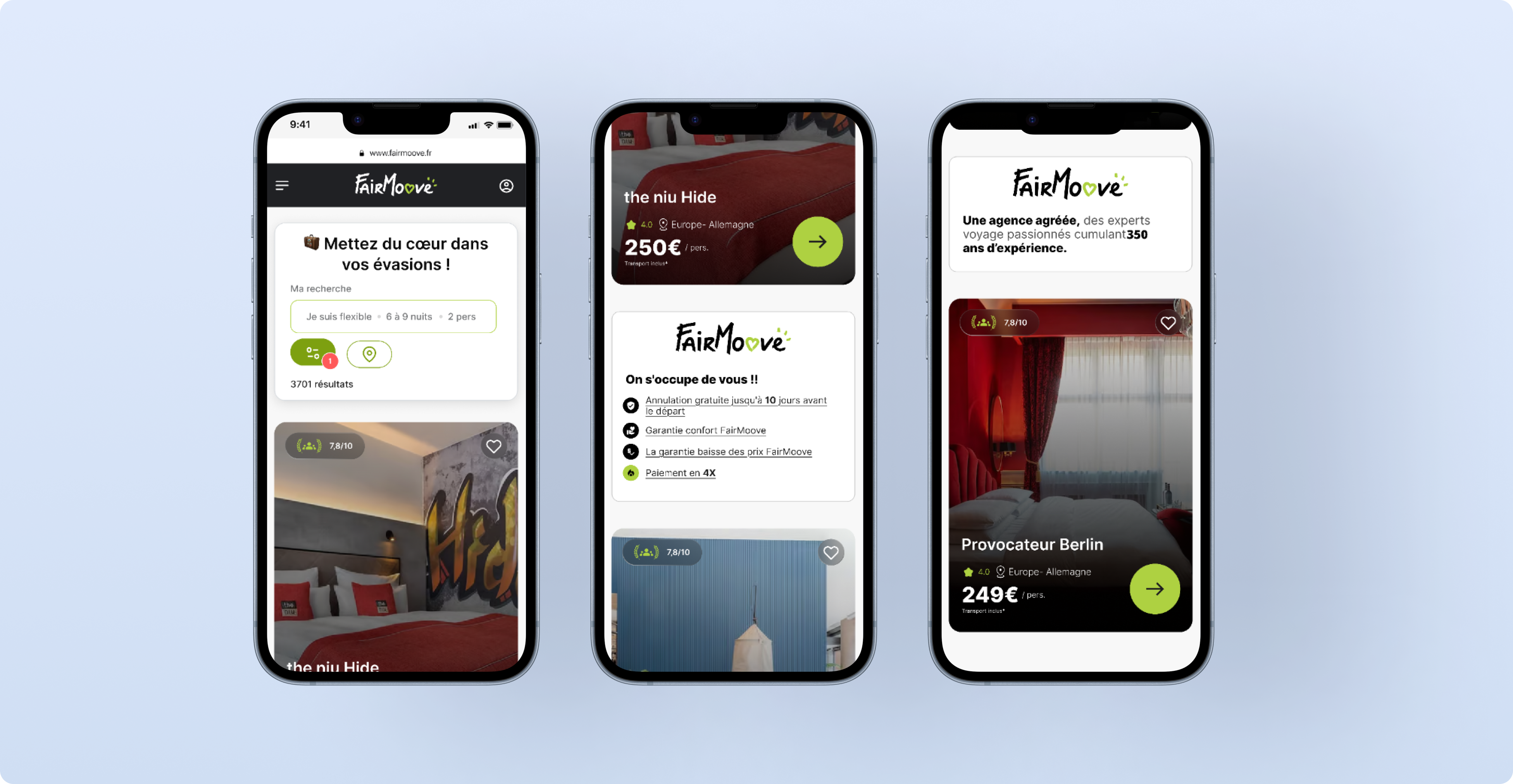 Recommandations UX - Fairmoove branding company strategy design redesign strategy ui ux ux design