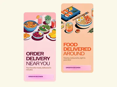 Googe - Food App app branding color design illustration iphone logo page ui web