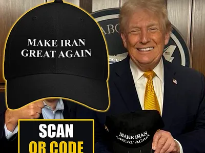 Make Iran Great Again Hat apparel design black and white embroidery fashion graphics graphic design hat design minimal design streetwear typography