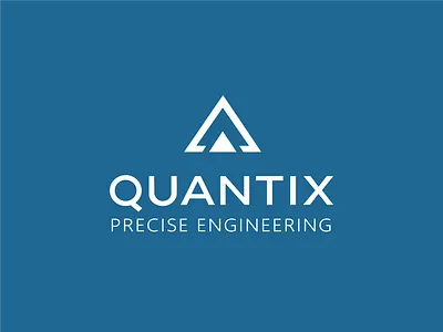 Triangular logo for an engineering firm abstract logo abstract mark combination logo company logo corporate logo decent logo engineering logo firm logo geometric logo graphic design logo logo design luxury logo premium logo simple logo symbolic logo tech logo triangular logo white blue logo