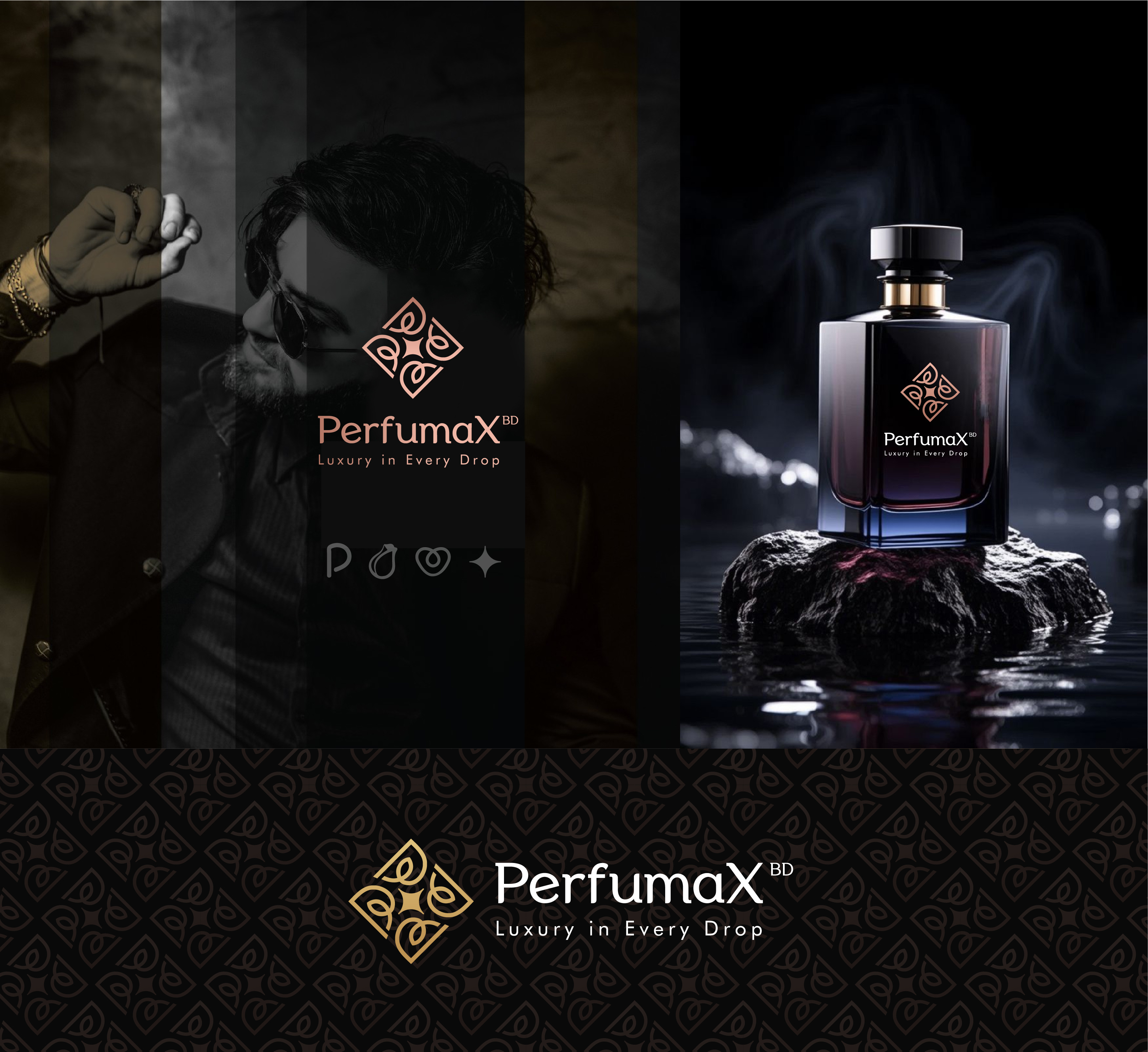Perfumax logo arabic logo p floral logo p latter creative logo p logo p love logo p perfume logo p shine logo perfume logo petal logo shine logo skylogo