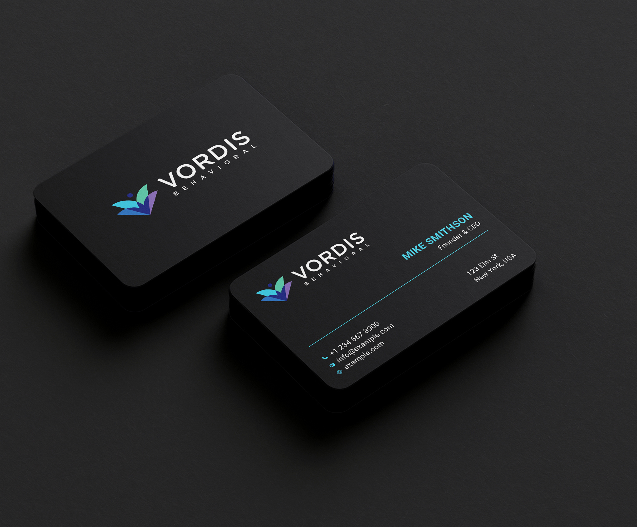 Example of Professional Business Card Design