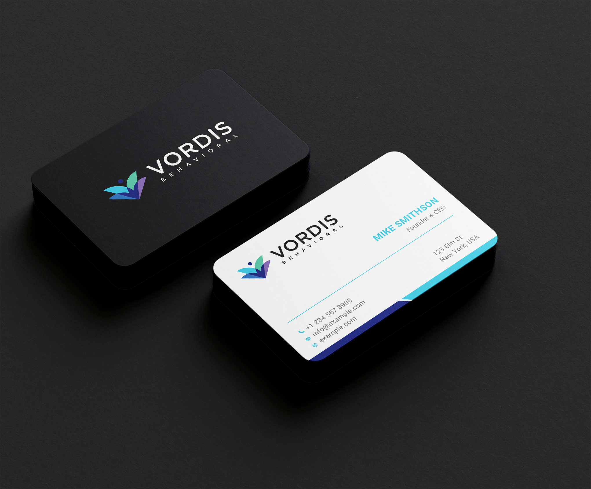 Example of Professional Business Card Design