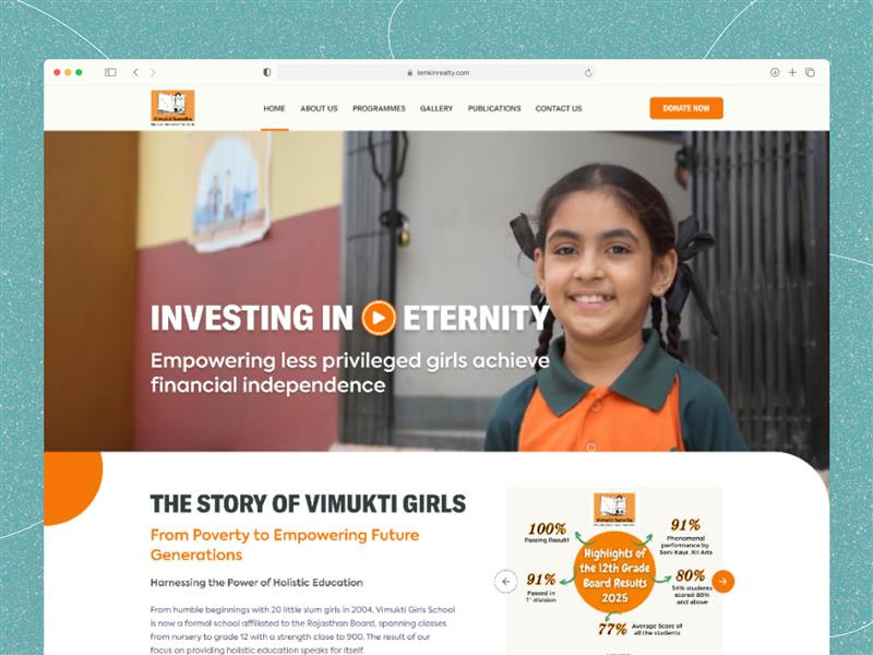 Example of Landing Page