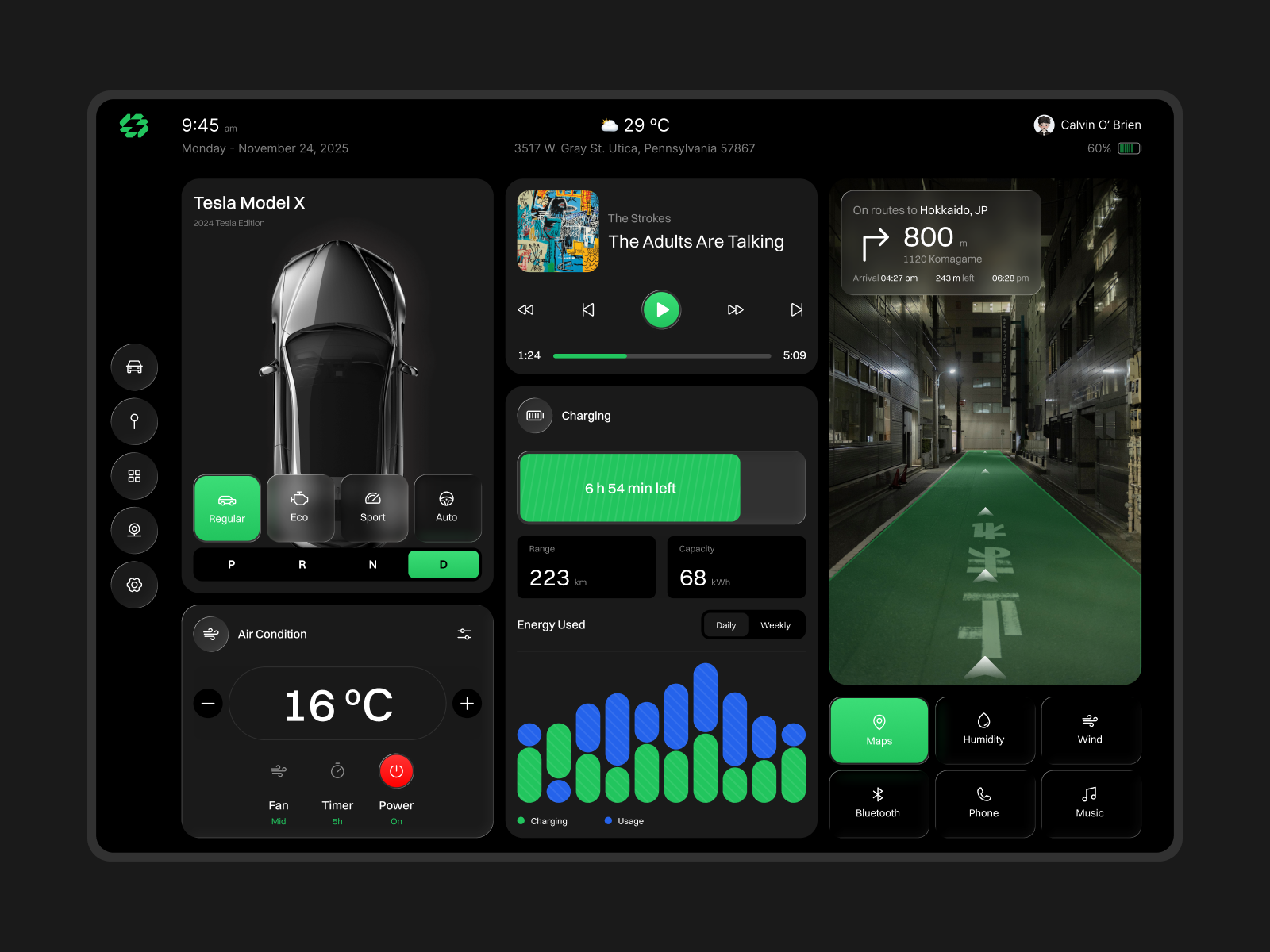 Example of Advanced Dashboard UI/UX Saa S