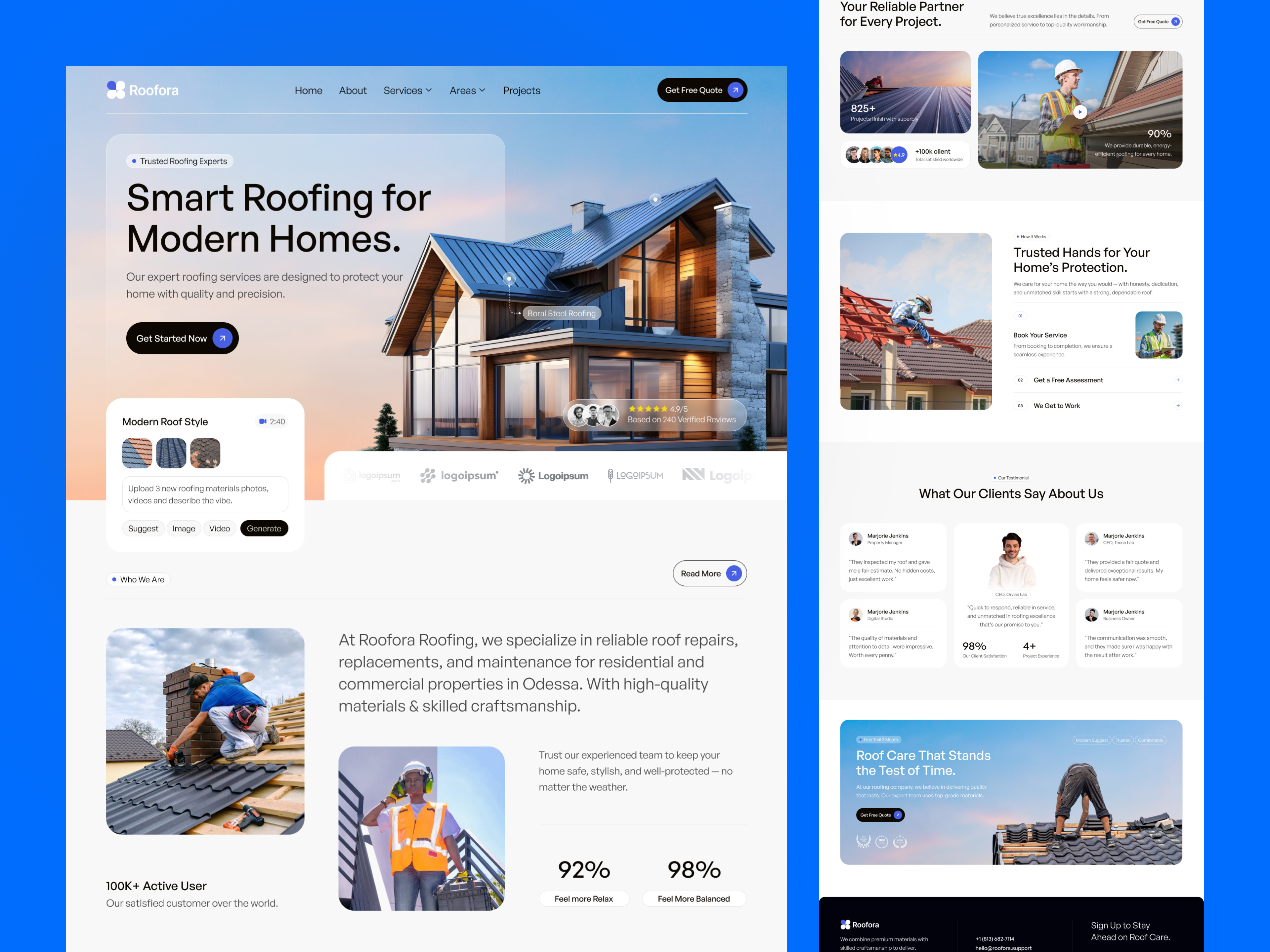Example of Landing Page Design   Figma UI UX Design