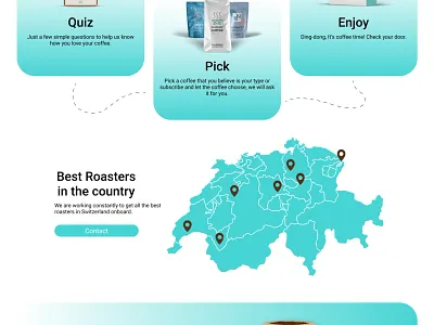 Cold Hot Drinks Web Design ui user experiance user interface ux