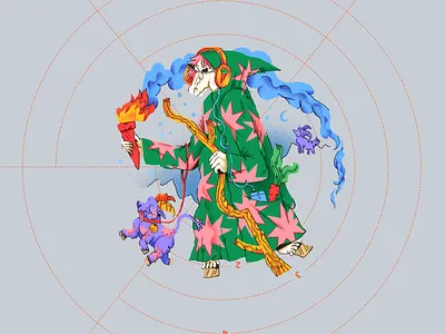 An advent calendar with wild flaming horses advent animation graphic design horses promo specialproject web
