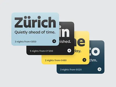 Meriko Typeface – Layout Test black blue branding cards font graphic design interface typeface typography ui ui design web design yellow