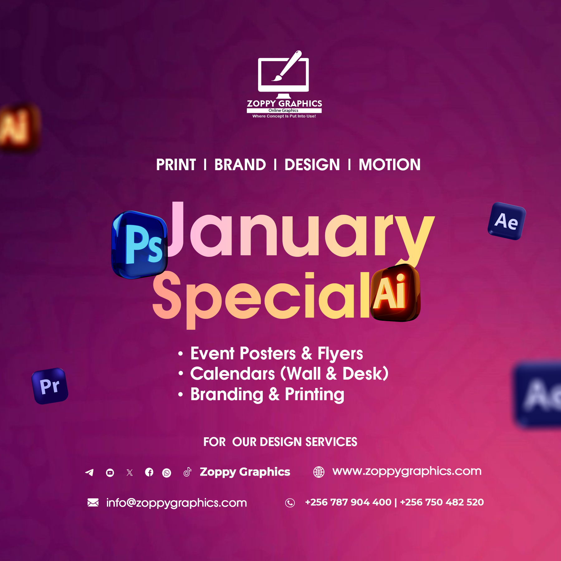 New Year Flyer Impression Designs