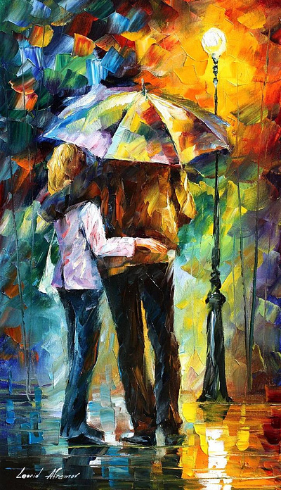 RAINY HUG leonidafremov