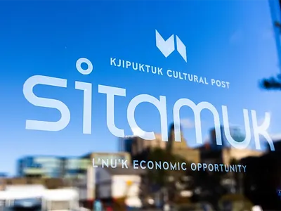 Sitamuk KJIPUKTUK Culutral Post branding indigenous logo