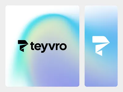 Teyvro - AI-Powered Crypto Wallet Branding ai branding brand design branding crypto branding fintech branding logo modern logo t icon t logo t mark wallet