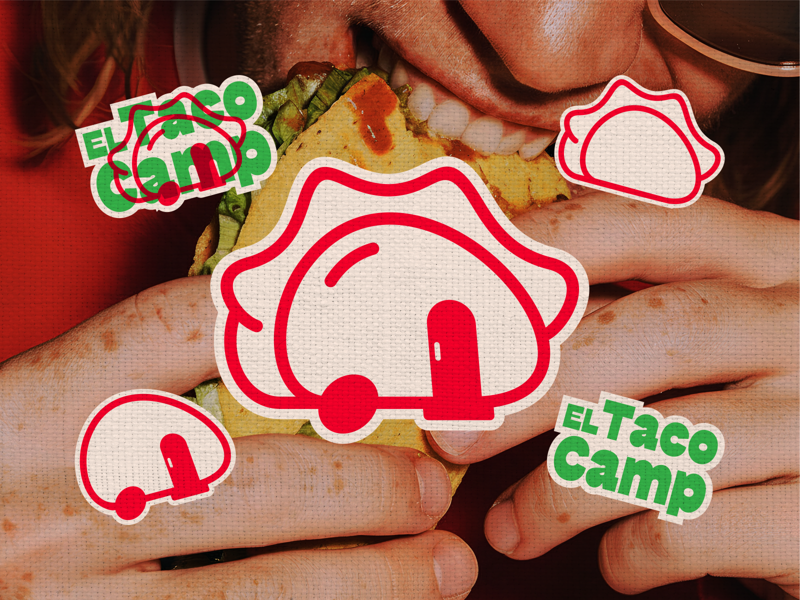 EL Taco Camp Logo and Visual Design brand branding camp design food graphic design inspiration logo mexico modern restaurant taco taste trend vector