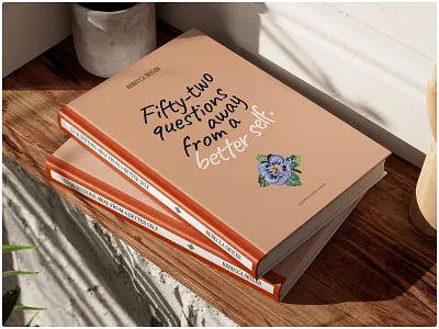 52 questions away from a better self . book design & a+ content amazon amazon a content amazon a plus amazon listing book book cover book design brand brand identity branding logo design