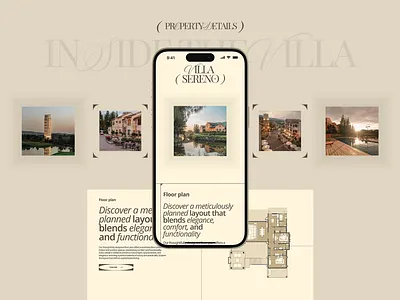 Italian-Inspired Premium Residences app branding design graphic design logo typography ui ux web design