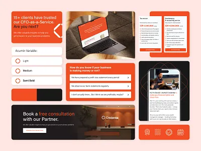 Finance Consultant Company Profile Website design ui ux web web design website