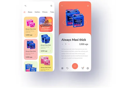 PadsNow - Quick pads online store app graphic design ui
