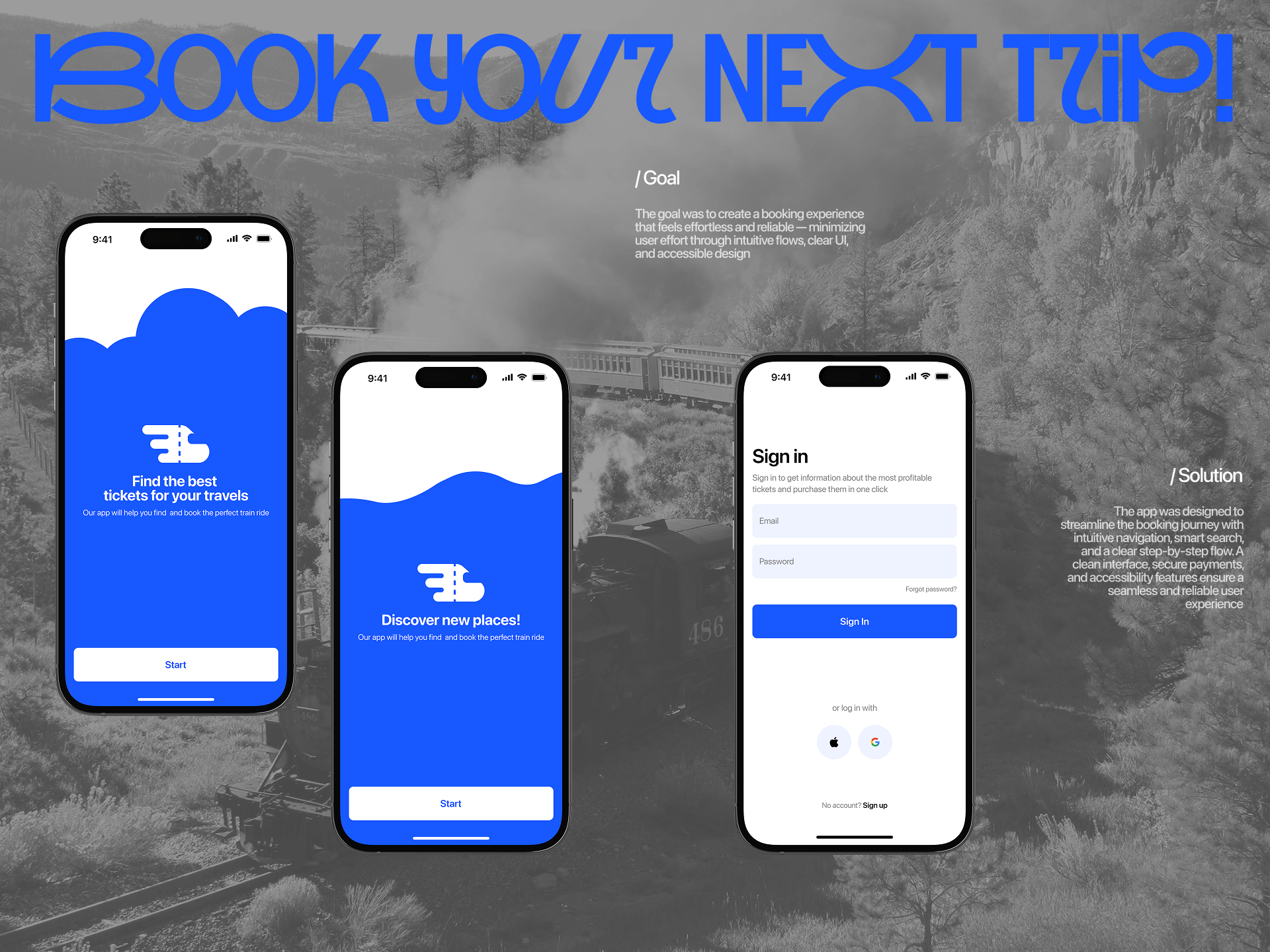 Example of UX & UI Design For Mobile Apps & Web