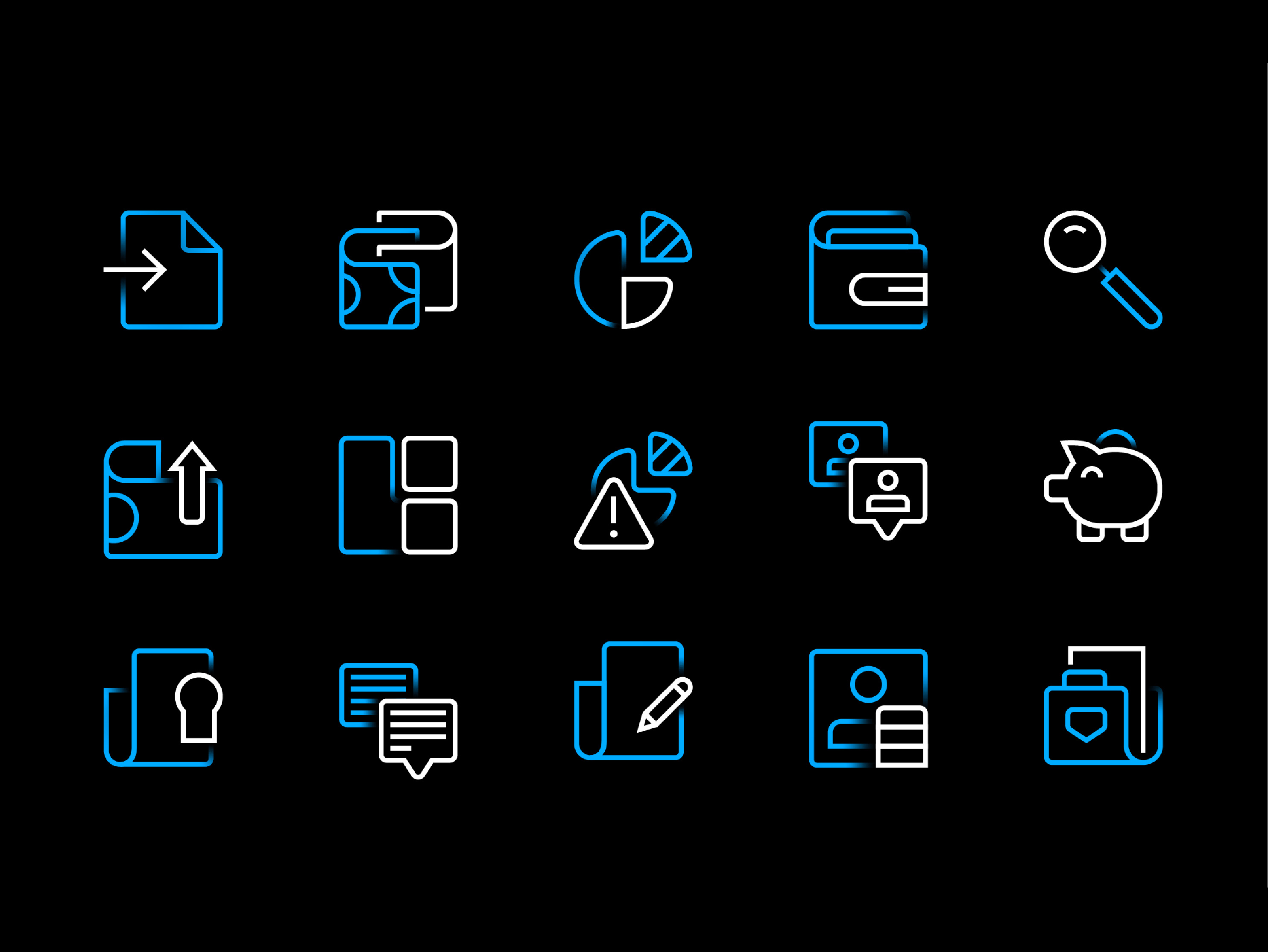 Iconography - Studio Proactive brand branding business design freelance freelance illustrator graphic design iconography icons illustrate illustration illustrator invest investor money professional startup ui vector
