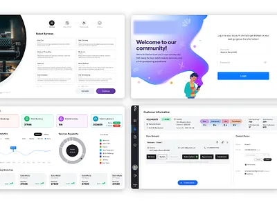 App Dashboard app design ui ux