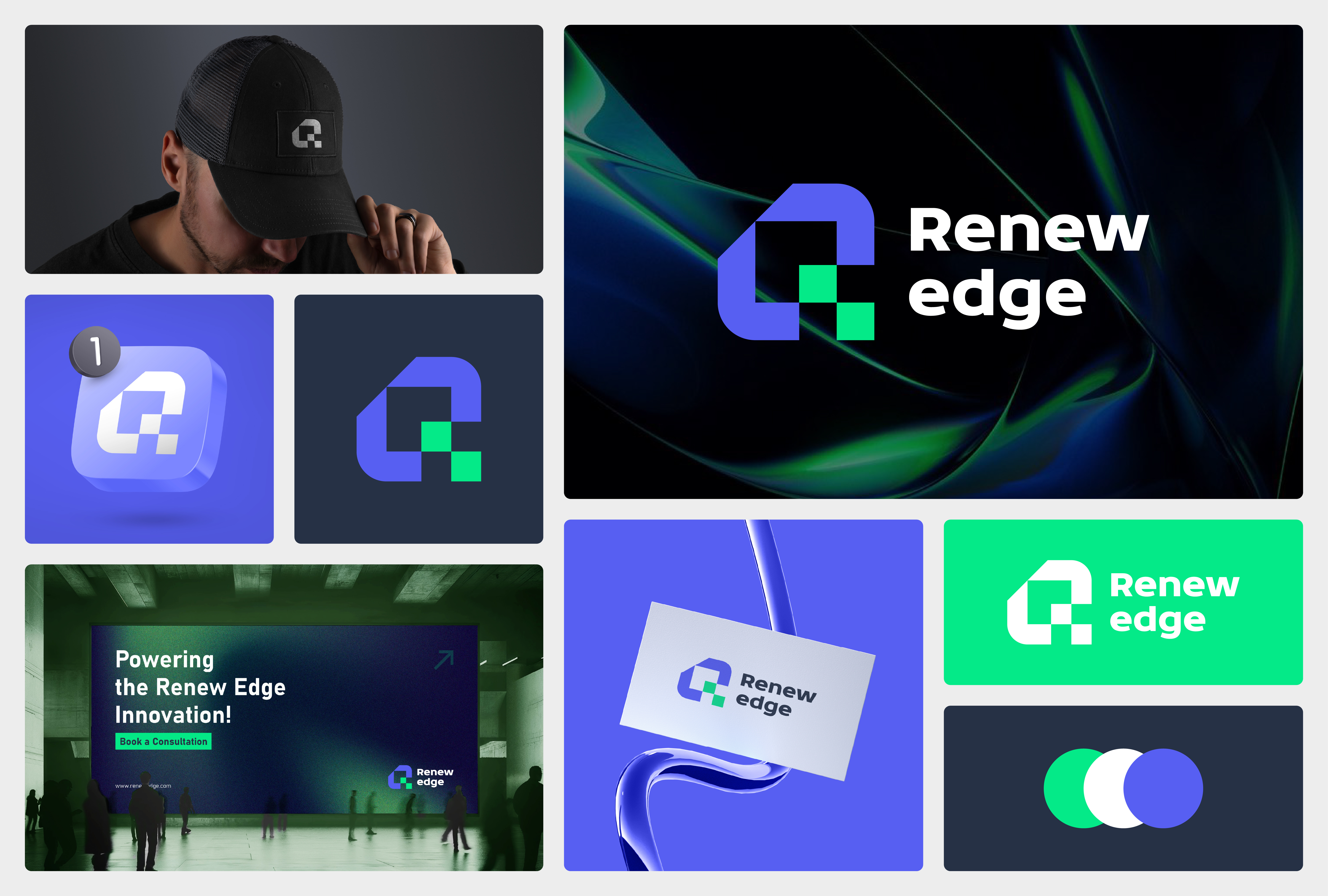 Example of Modern Minimalist Logo & Brand Identity