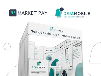MarketPay & DejaMobile Booth Design booth design dtp teddygraphics