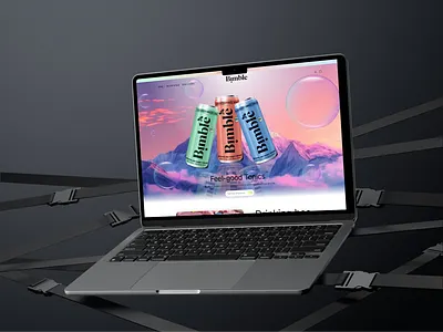 E-commerce UI: Pastel Gradients & Dreamy Visuals 🏔️💖 3d animation beverage branding branding clean ui cpg ecommerce gradient graphic design landing page logo minimalism modern web motion graphics pastel product design ui ui ux web design wellness