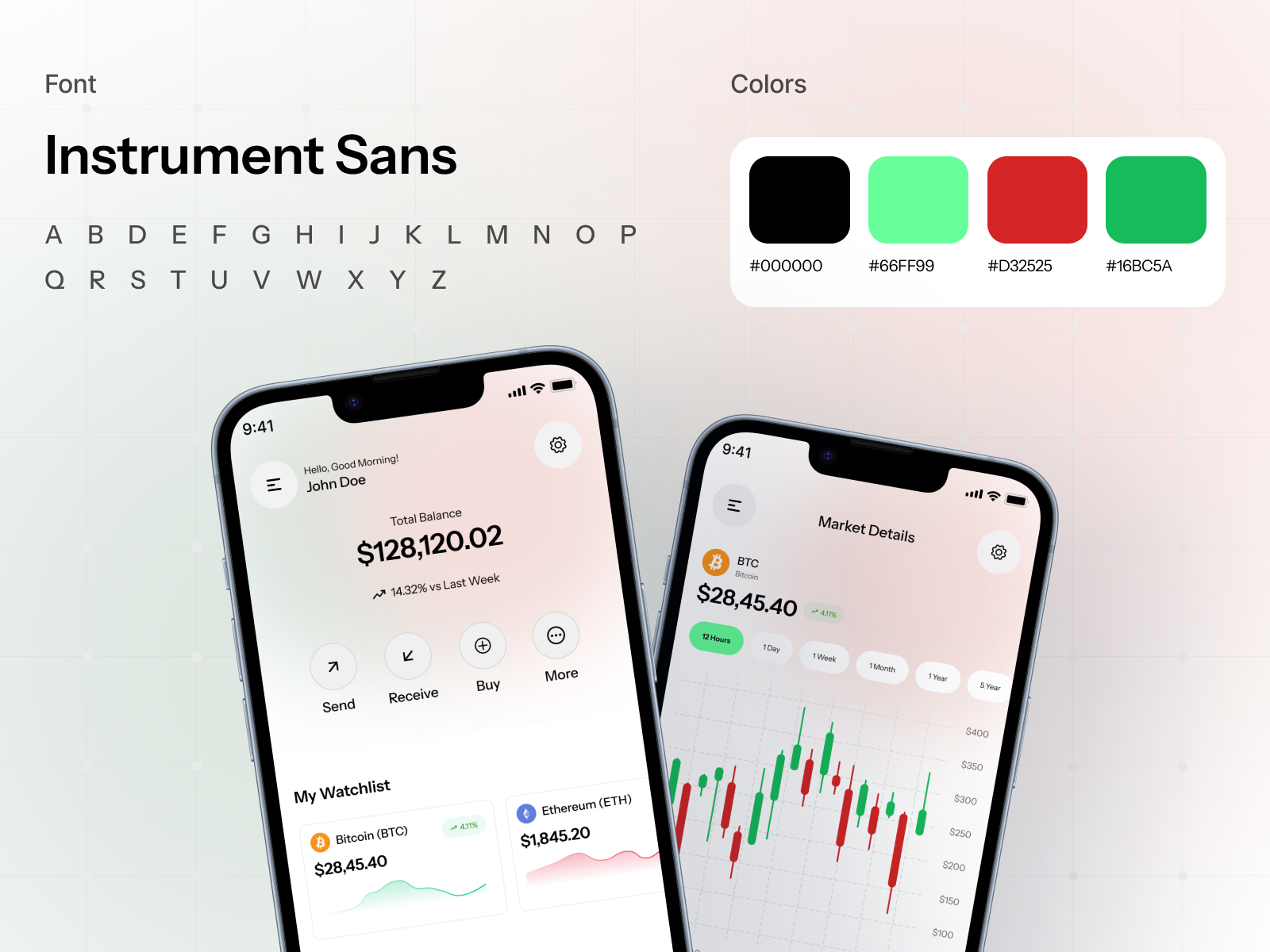 Crypto Wallet App UI — Modern Crypto Portfolio Dashboard 3d application deisgn application design blockchain crypto app crypto design crypto exchange crypto ui crypto wallet design services design system finance ui fintech fintech design mobile ui ui wallet design web3 design web3 ui