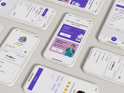 FLEXXI app UX/UI Design application design prototype ui uiux user experience design