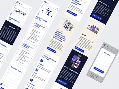 Responsive website mobile version branding design mobile responsive ui uiux ux webdesign